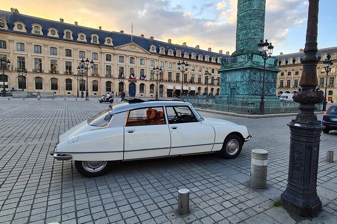Paris City Tour 2h00 Citroën DS Vintage with Open Roof - Trocadéro and the 11-November Square: Eiffel Views That Change the Mood