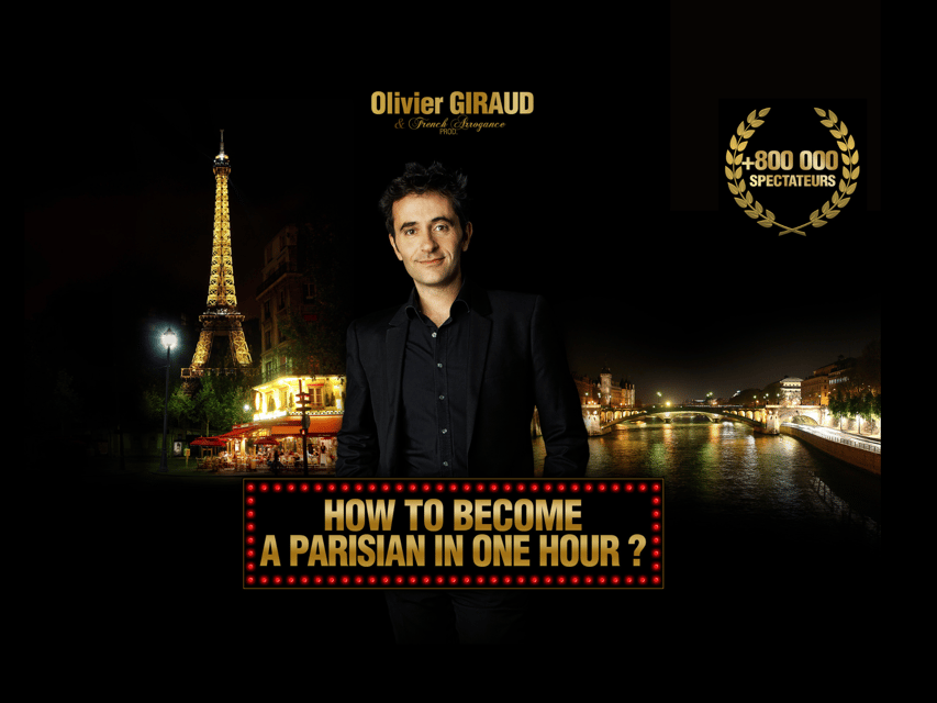 Paris: Comedy Show in English - How to Become a Parisian - Step Into a Century-Old Renaissance Theater in Paris