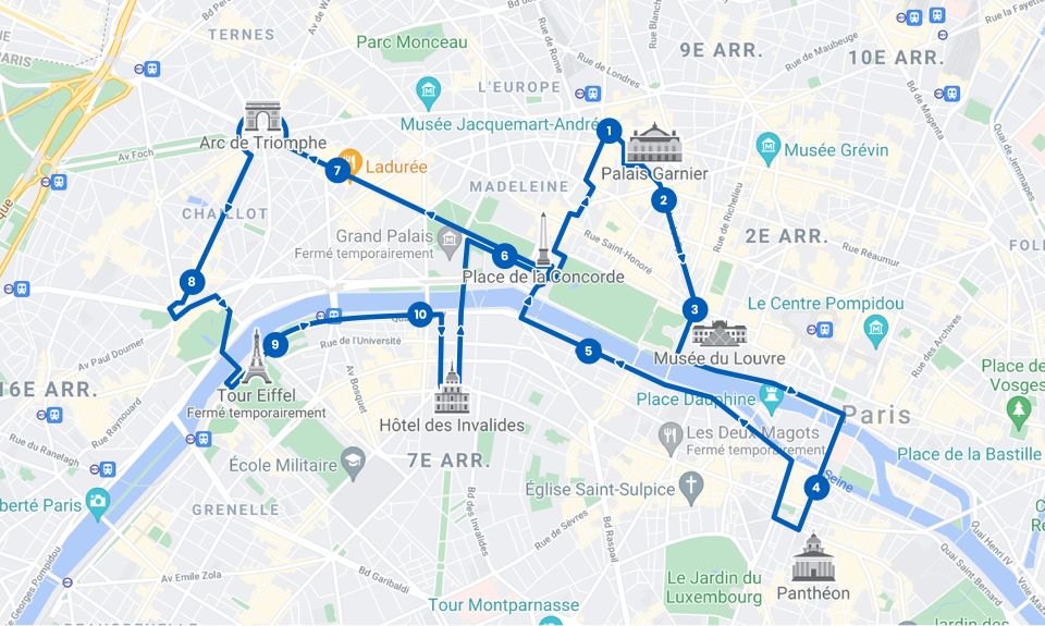 Paris: Discovery Hop-On Hop-Off and Paris by Night Tour - Eiffel Tower, Pont Alexandre III, and Les Invalides: the part that makes the bus worth it