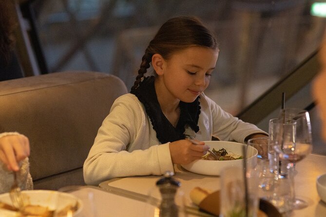 Paris Early Evening Dinner at Eiffel Tower's Madame Brasserie - Madame Brasserie at the Eiffel Tower: the view and the vibe