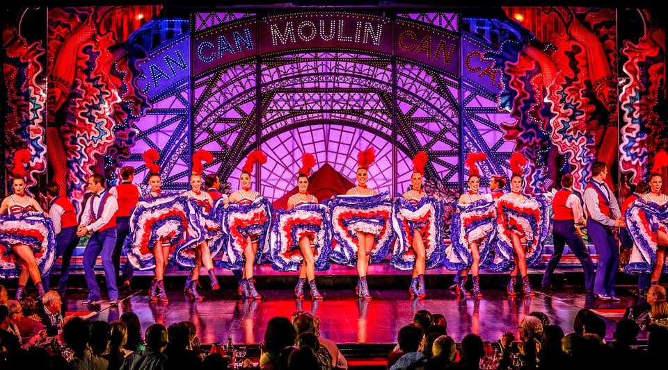 Paris: Eiffel Tower, Dinner Cruise and Moulin Rouge Show - Moulin Rouge Féerie Revue: the show, seating realities, and the cloakroom rule