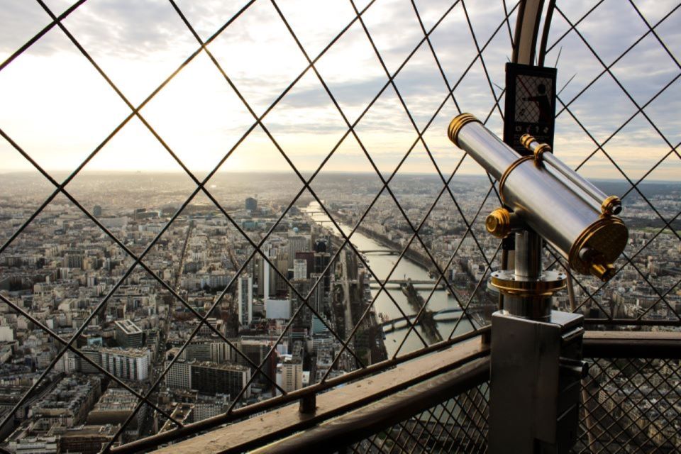 Paris: Eiffel Tower Entry Ticket with Optional Summit Access - First Floor on the Way Down: The Glass Floor Moment