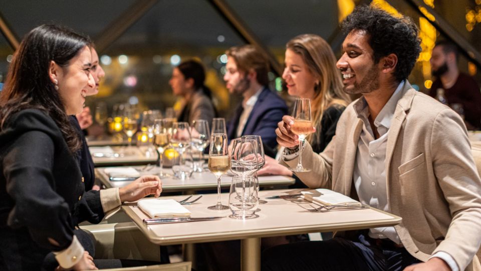 Paris: Elegant Dinner with Drinks in the Eiffel Tower - Timing, entry, and the 8:30 PM ticket pickup