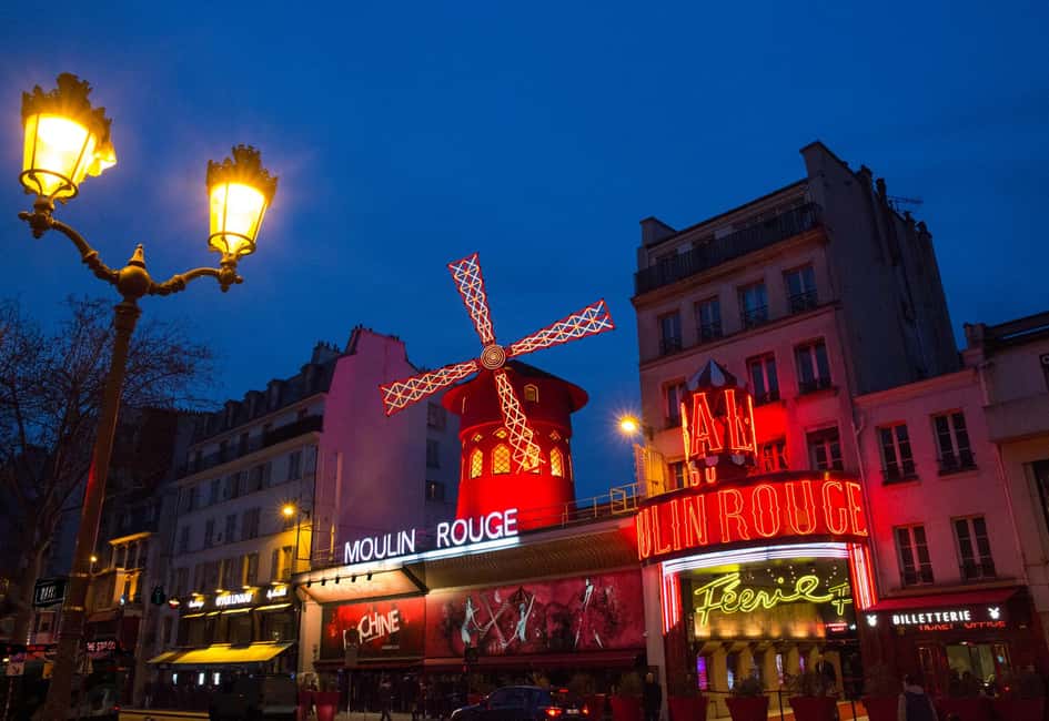 Paris: First Show Moulin Rouge with Champagne & Seine Cruise - Paris night, packaged: Moulin Rouge plus a Seine cruise you control