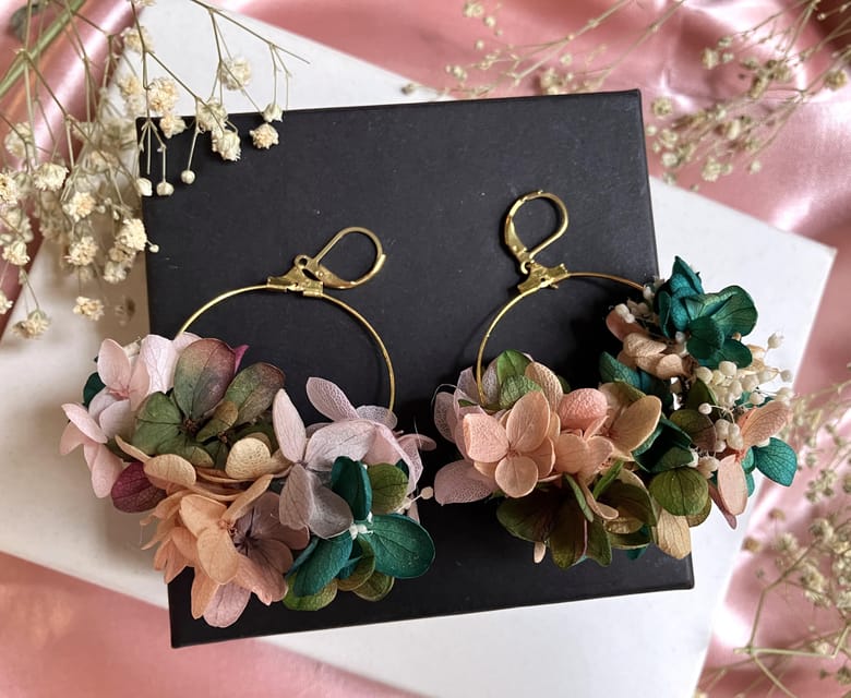 Paris: Floral Earrings workshop - Timing, language, and booking details