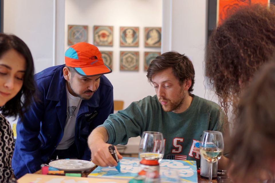 Paris: Graffiti on Canvas Workshop at an Art Studio - Turning a Paris Afternoon Into Art