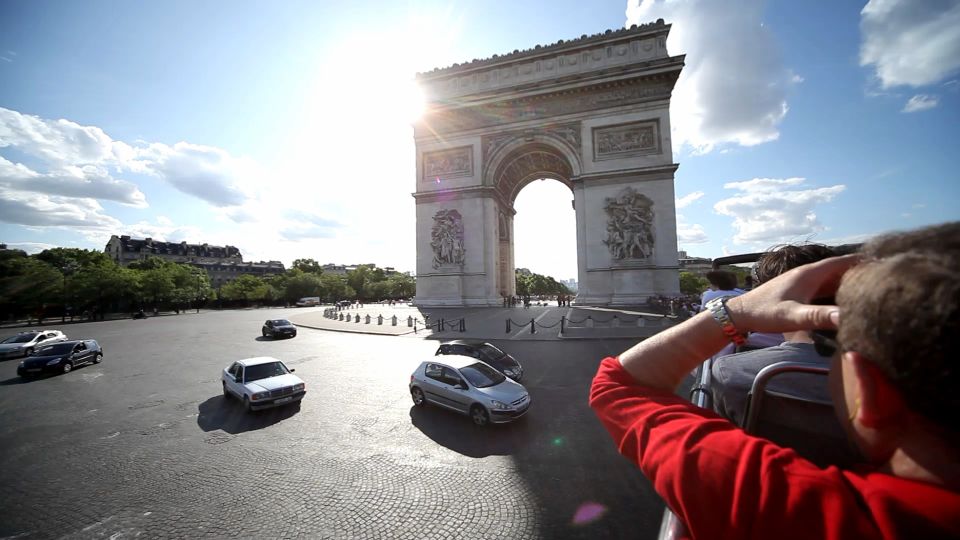 Paris: Hop-on Hop-off Bus Tour & Seine Cruise Bundle Tour - Arc – Champs-Élysées (Stop 7): iconic boulevard energy