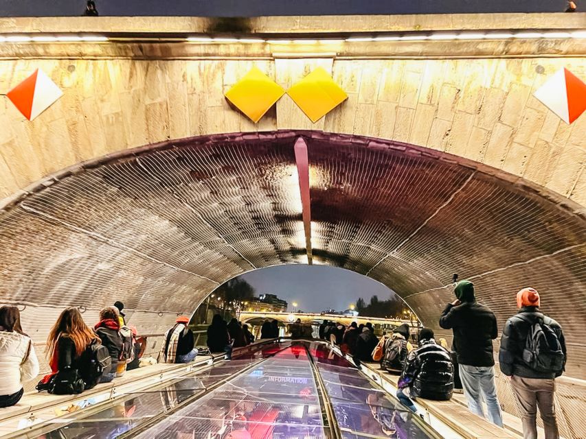 Paris: Illuminated Evening River Cruise & Waffle Tasting - Audio guide + the phone playlist: how to make the night feel guided