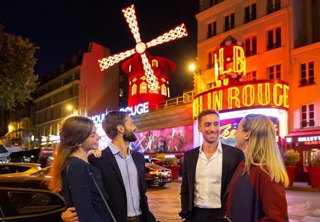 Paris Illuminations Tour with Moulin Rouge Show and Cruise Option - Your Show Time Might Change: 11 pm Versus 9 pm
