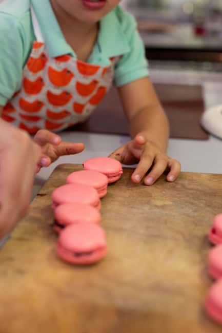 Paris: Kids in the Kitchen - Macaron - What happens during the 90-minute macaron class