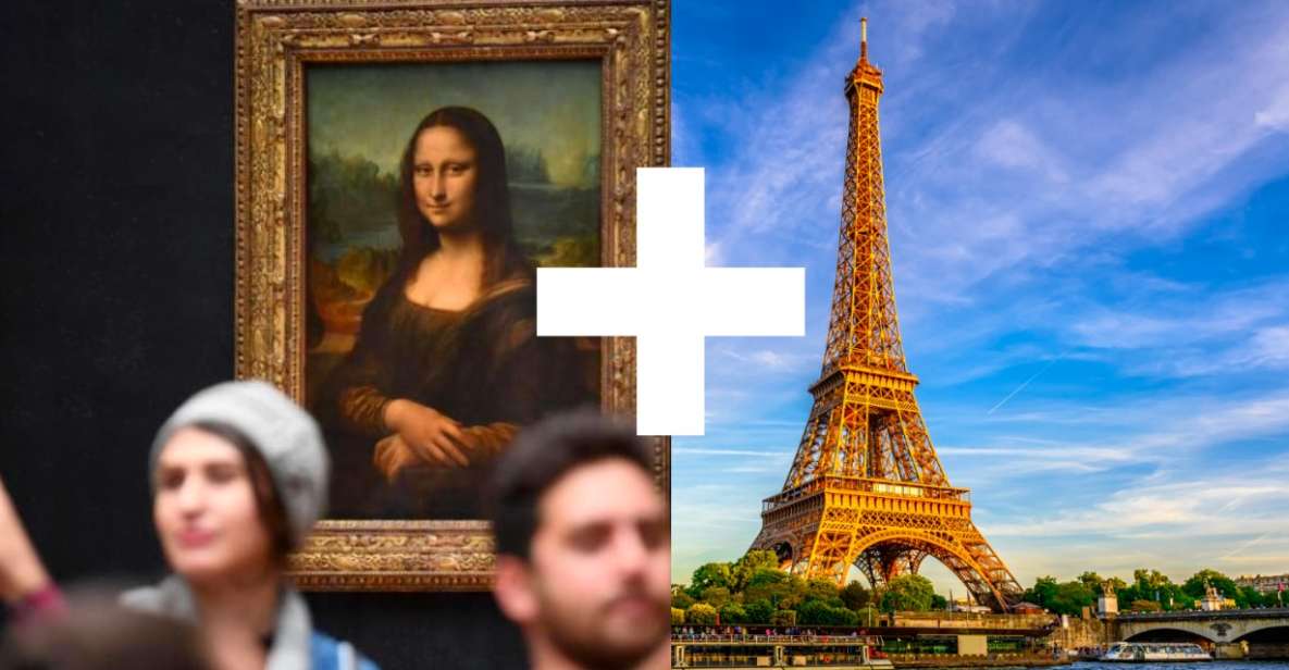 Paris: Louvre/Eiffel Tower & Seine Cruise Timed Entry Ticket - Inside the Louvre, famous works and room to roam