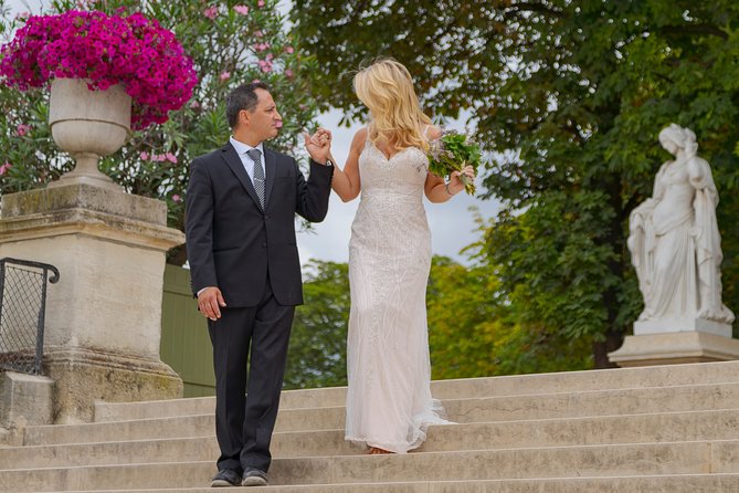 Paris Luxembourg Garden Wedding Vows Renewal Ceremony with Photo Shoot - Booking details and cancellation advice