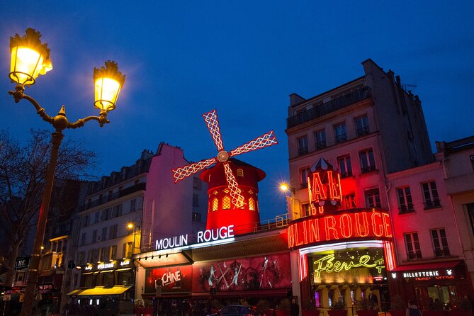 Paris Moulin Rouge 3-Courses Dinner with Wine and Show - Practical before-you-go checklist: dress code, cloakroom, meeting point