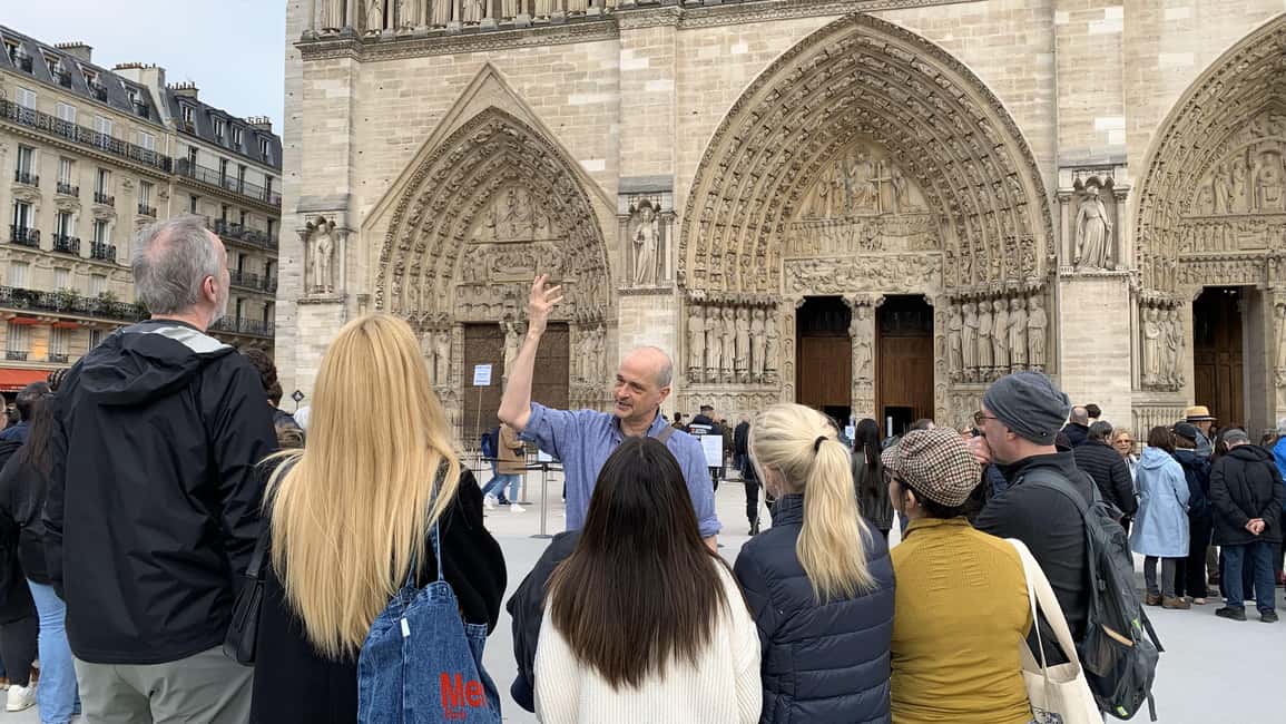 Paris: Notre-Dame Exterior and Latin Quarter Guided Walk - Price and time: a 2-hour Paris history workout