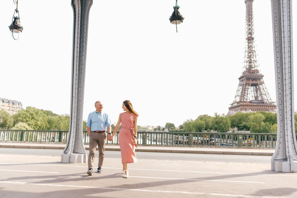 Paris: Photo Shoot with a Private Travel Photographer - Pont de Bir-Hakheim: A 20-Minute Bridge Stop for Strong Angles