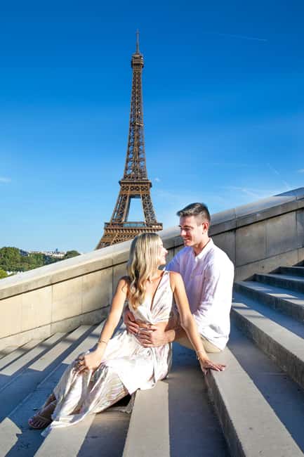 Paris: Photoshoot Around Eiffel Tower with 55 Edited Photos - The 1-Hour Flow: How the Shoot Actually Runs