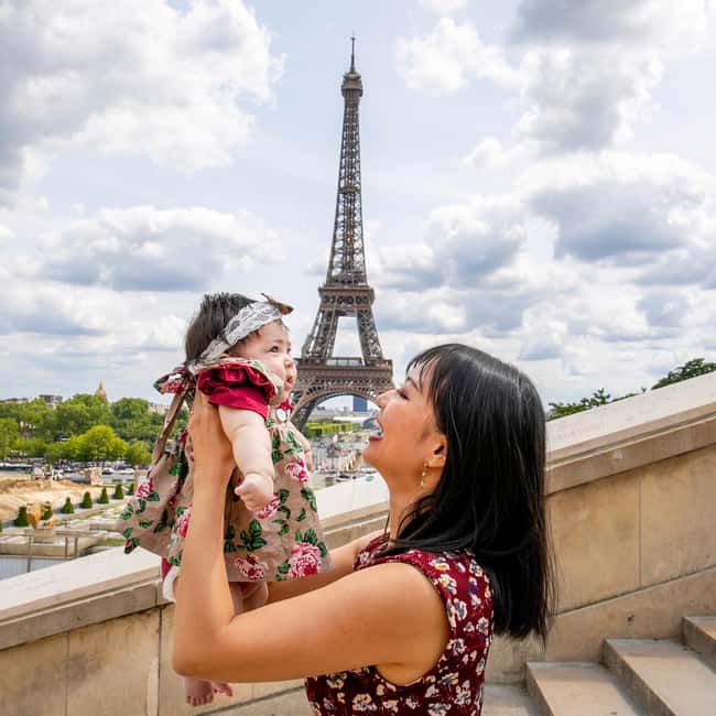 Paris: Photoshoot Around Eiffel Tower with 55 Edited Photos - Finding Eiffel Tower Angles (Not Just the Usual Ones)