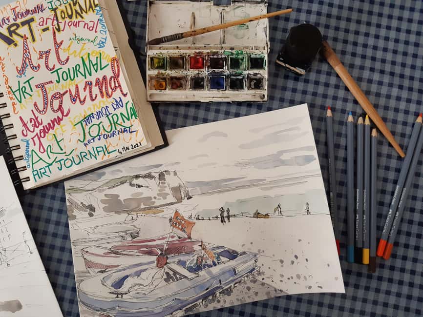 Paris: Plein Air Sketching Course, Drawing & Watercolor - Key points at a glance