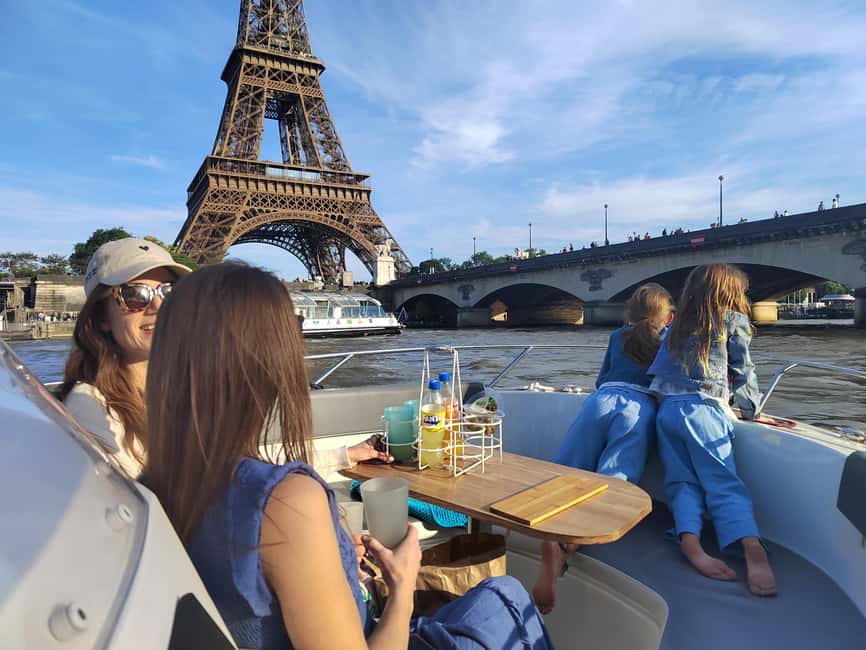 Paris Private Boat Seine River with Captain Guide - The Eiffel Tower From Unusual Angles