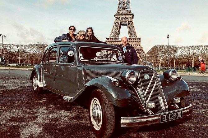 Paris Private Guided Tour in a Vintage Car with Driver - Triomphe and Paris Roundabouts: The View Part, Not the Grind Part