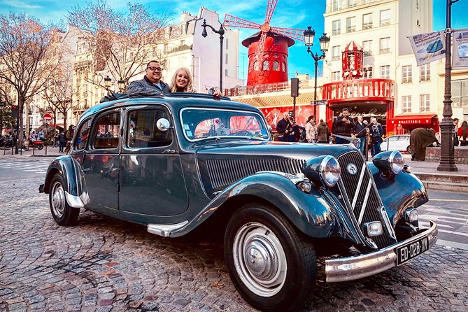Paris Private Guided Tour in a Vintage Car with Driver - Picking Up in Districts 1–8 and 14–17 (and the Backup Meet Point)
