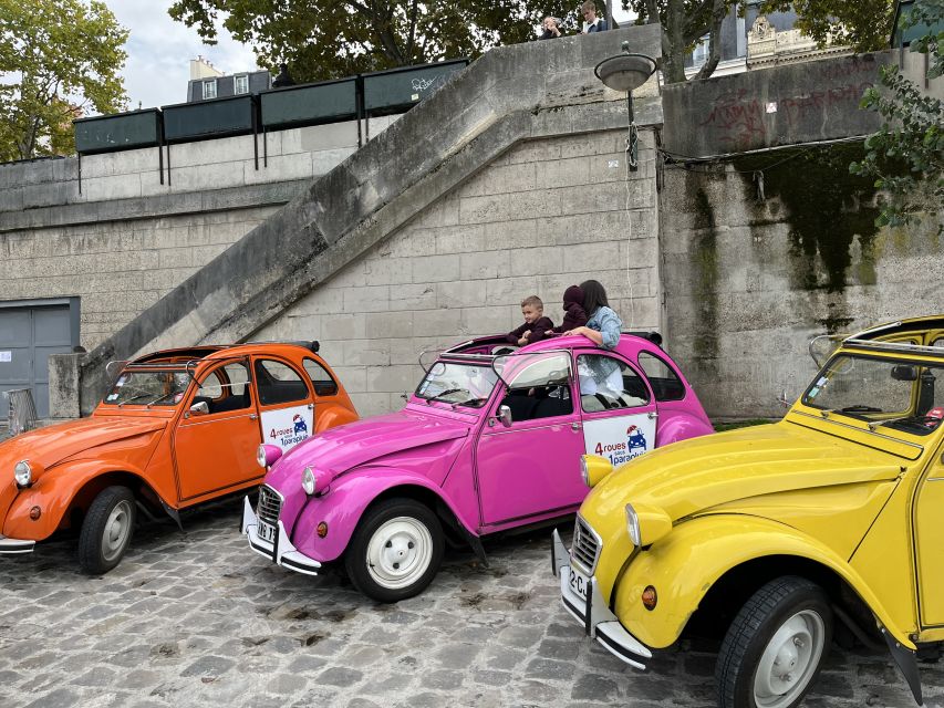 Paris: Private Sightseeing Tour in Citroën 2CV - From Montmartre Streets to Latin Quarter Lanes (Without Feeling Rushed)