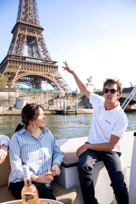 Paris: Private Small Boat Cruise with Rosé and Macarons - Guides, Captains, and Why Their Style Affects the Trip