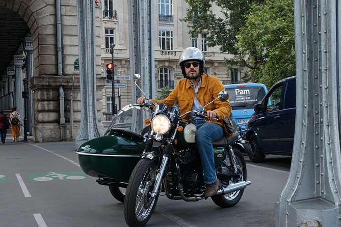 Paris: Private Vintage Sidecar Tour with Pick-Up at your Hotel - Guides, photos, and making the most of short stops