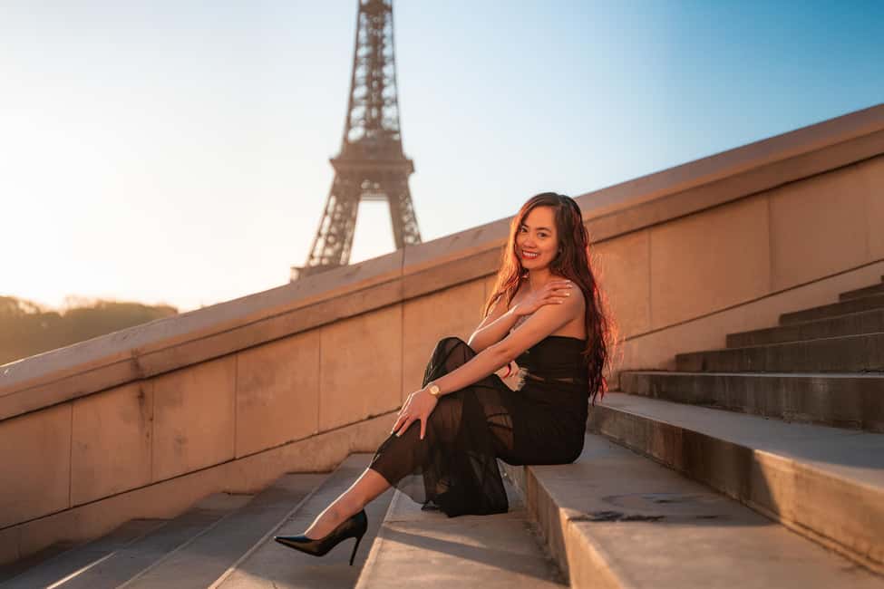 Paris: Professional Photoshoot with the Eiffel Tower - Practical Tips: Shoes, Timing, and Getting Great Shots Near the Tower