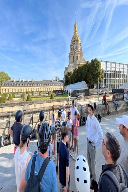 Paris: Segway city highlights group tour - Arc de Triomphe and the Flame of Liberty