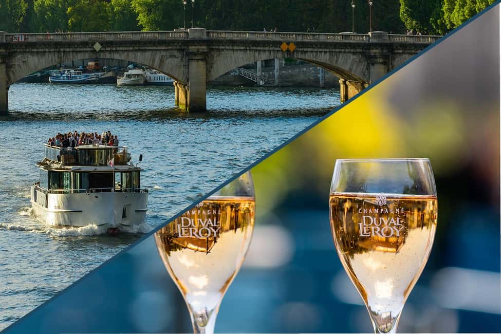 Paris: Seine River Cruise with Champagne from Eiffel Tower - What You Get Onboard: Live Guide, Champagne, and App Support