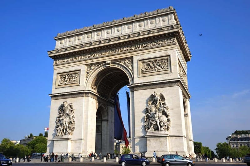 Paris Shore Excursion from Le Havre Cruise port - The Arc de Triomphe in Thirty Minutes
