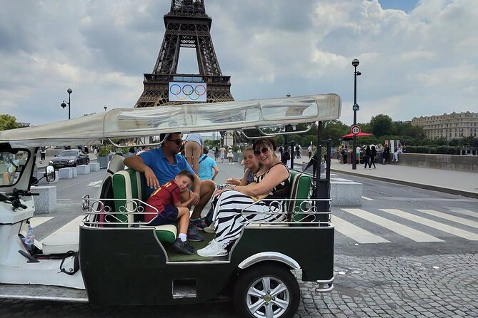 Paris Sightseeing by Tuk Tuk Golf Cart 2 hours - Price and value: what $150.18 buys in real Paris time