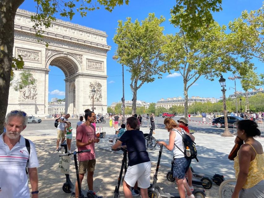 Paris: Small-Group E-Scooter Tour with a Local Guide - Eiffel Tower From the Ground, Then Pont Alexandre III
