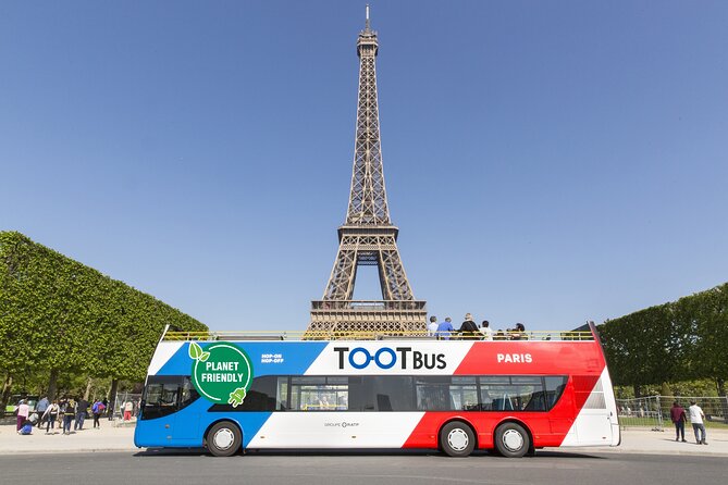 Paris Tootbus Discovery by Day and by Night Routes - The evening tour: night views with a simple, built-in plan