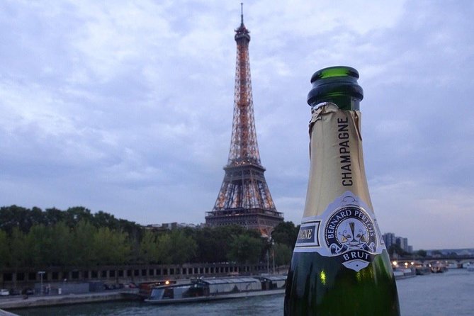 Paris Vintage Tour by Night on a Sidecar with Champagne - Les Invalides and the Left-bank-style café world near it