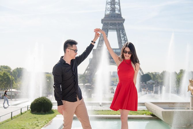 Parisian Life Style Private Photo Shoot at Eiffel Tower - Trocadéro at sunrise: where the Eiffel Tower view is already decided