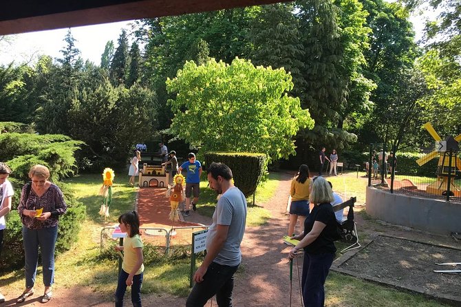 Part of Mini Golf - Playing 18 holes beneath Nancy’s trees