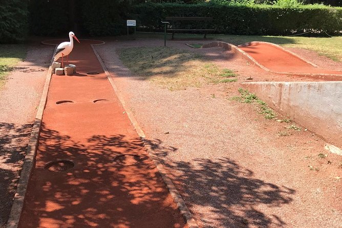 Part of Mini Golf - Scale models give the course a local touch