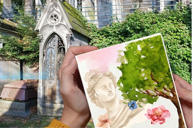Père Lachaise Cemetery Art: Watercolor Postcard Workshop in Paris - What to Expect From the Artists Leading Your Session