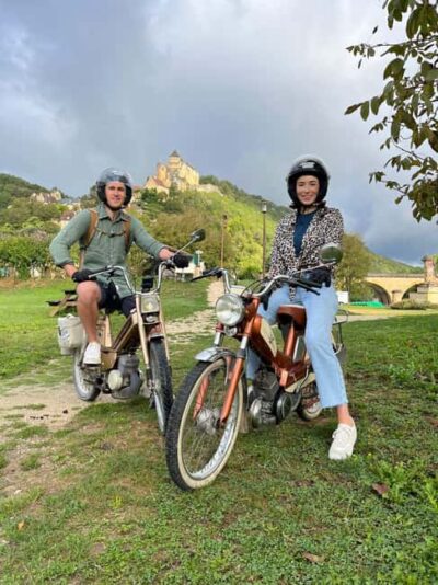 Périgord Noir : Unusual vintage moped ride - The first 30 minutes: learning the vintage machine