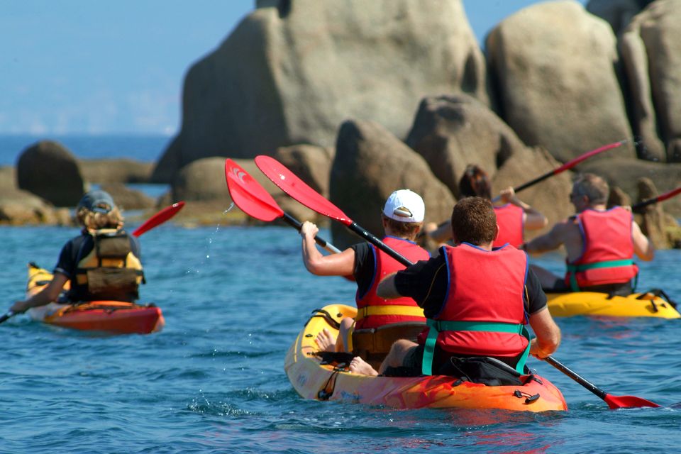 Porticcio: Guiding Kayaking Tour - The Genovese tower stop: history you can actually reach