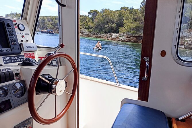 Private Boat Tour Cannes Lerins Islands - Anchor time is the main event: swim, snorkel, paddle board