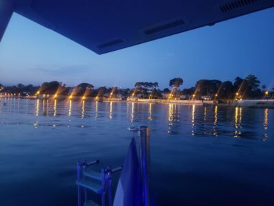 Private catamaran trip in the Bay of Juan les Pins at sunset - Leaving SeaZen in Juan les Pins
