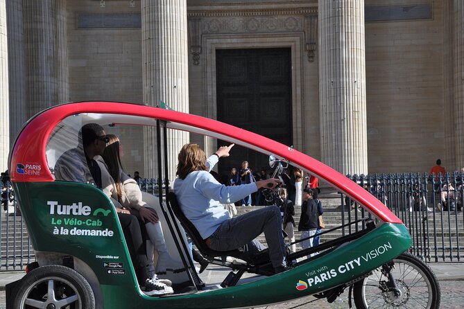 Private City-Tour by rickshaw bike in Paris: The "Saint-Germain" - Saint-Sulpice, a church with centuries of layers