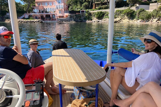 Private Cruise Near Nice and Monaco with Solar Powered Boat - Your 60-minute route: what the sea-level stops really do