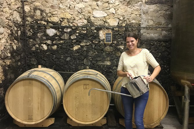 Private full day wine tour and Medieval Village from Montpellier - Domaine des Conquêtes offers a family-sized finish