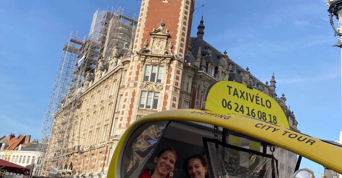 Private guided tour by electric bike taxi - Why an electric bike taxi works so well in old Lille