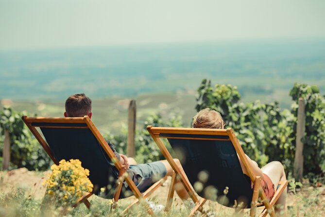 Private half day Burgundy Wine and Food Tour by vintage Defender - La Roche de Solutré: a famous hill with an optional walk