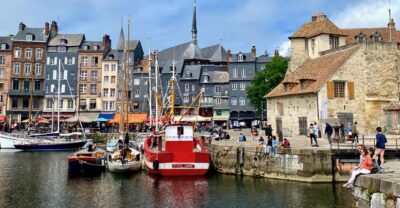 Private Mont Saint-Michel, Honfleur Trip by Mercedes - Honfleur’s harbor makes a good first stop